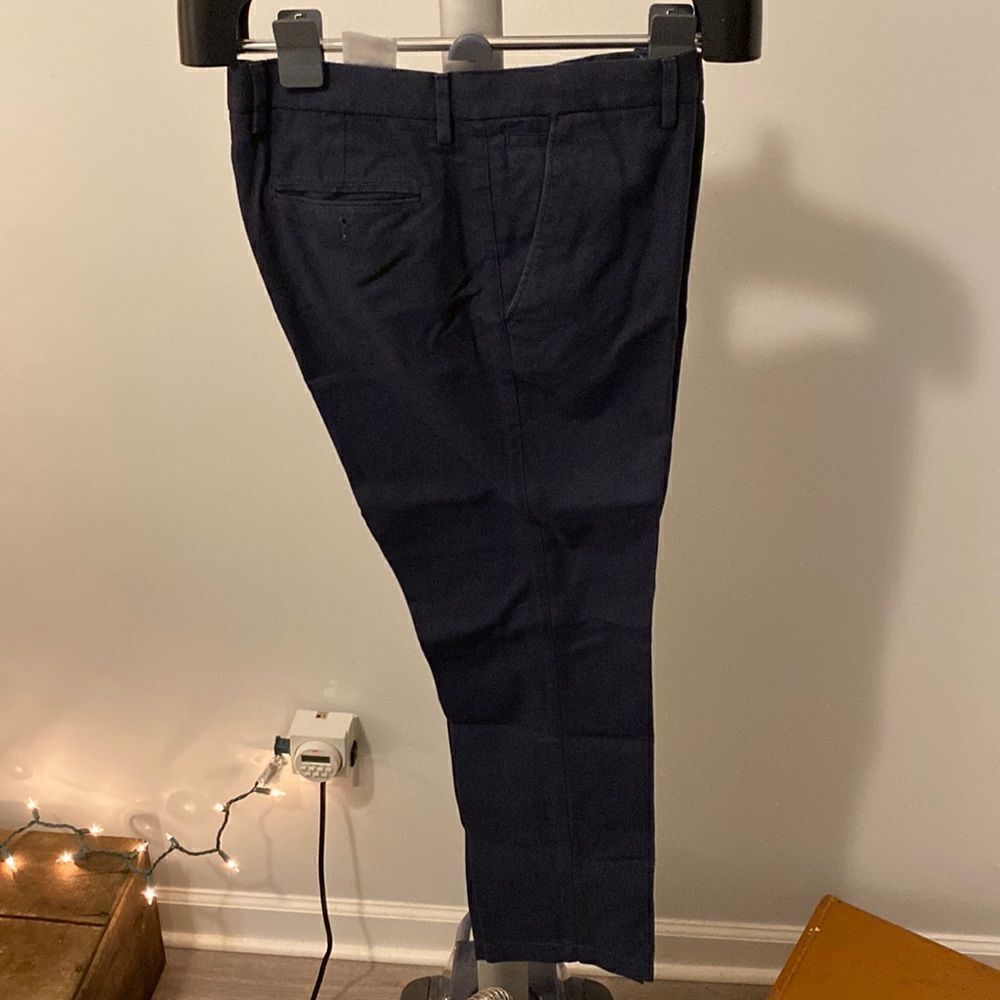 Banana Republic Kentfield Pant, 33x30, Navy